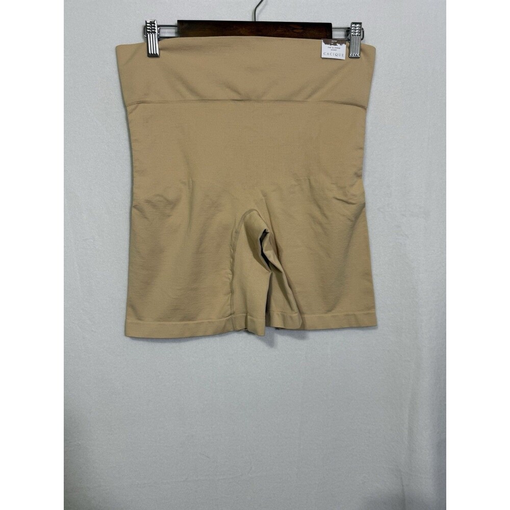 NEW Lane Bryant Cacique Cafe Mocha Beige The Slimmer Shorts Shapewear Size 22/24